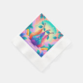 洋カラフル梨 縁ありカクテルナプキン (角)