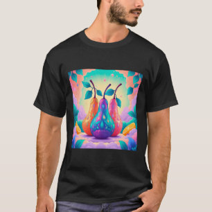 洋カラフル梨 Tシャツ