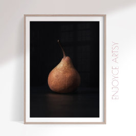 洋ナシの壁の芸術の穏やかな静物生活のシンプルさ ポスター