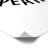 洋ナシの実にかわいい甘いフルーツ梨プリン ポスター (角)