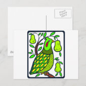 洋ナシの木のオオウズラ ポストカード (正面/裏面)