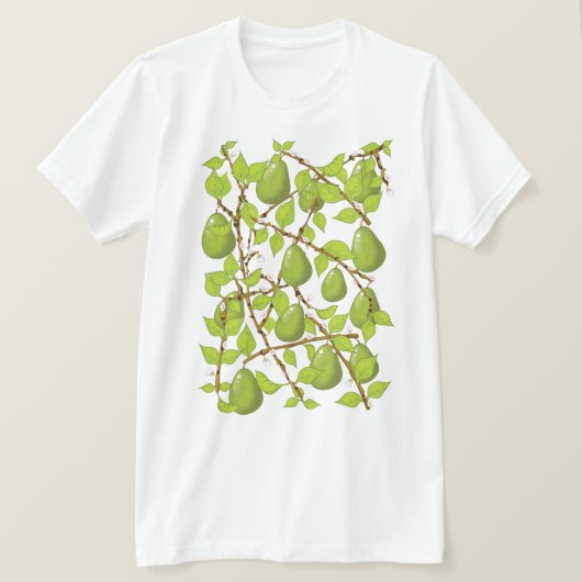 洋ナシの栽培 Tシャツ (デザイン正面)