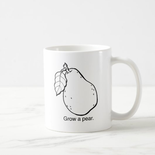 洋ナシを育てる -.png コーヒーマグカップ (右)