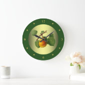 洋ナシ~ジョルジオガレシオ~植物の実 ラージ壁時計 (ホーム)