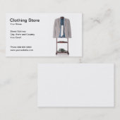 洋品店の名刺 名刺 (正面/裏面)