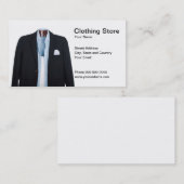 洋品店の名刺 名刺 (正面/裏面)