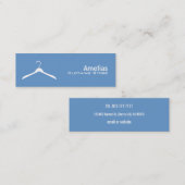 洋品店の細い名刺 スキニー名刺 (正面/裏面)