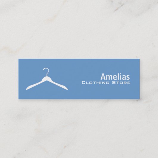 洋品店の細い名刺 スキニー名刺 (正面)