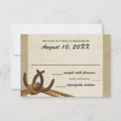 洋式ロープと馬靴の反応 出欠カード (正面)