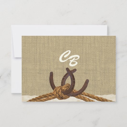 洋式ロープと馬靴の反応 出欠カード (裏面)