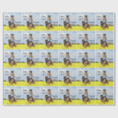 洋式卒業生オンホース ラッピングペーパー (フラット)