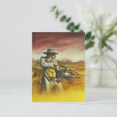 洋書表紙イラストレーション葉書 ポストカード (スタンド正面)