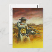 洋書表紙イラストレーション葉書 ポストカード (正面/裏面)