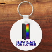 洋服の洋服を着る キーホルダー (正面)