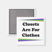 洋服の洋服を着る マグネット (正面/裏面)