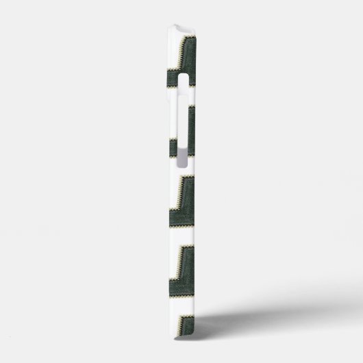 洋服ジッパー柄 Case-Mate iPhoneケース (裏面 / 左)