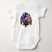 洋服&シューズ>ベビー服&シューズ>ボディスーツ ベビーボディスーツ (裏面)