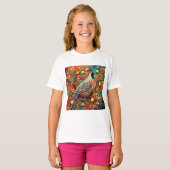 洋梨の木のヤマウズラ Tシャツ (正面フル)