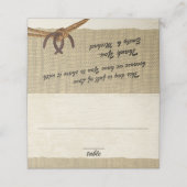 洋索結び馬蹄形 プレイスカード (外部開封)