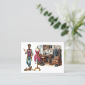 洋裁 名刺 (スタンド正面)
