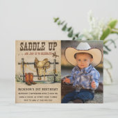 洋鞍を上げて乗って誕生日する 招待状 (スタンド正面)