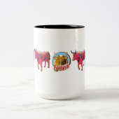 "洒落男つる植物"の15のozのマグ ツートーンマグカップ (中央)