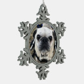 洒落男2016年 スノーフレークピューターオーナメント (左)