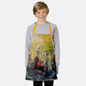 洗いエプロン エプロン (着用した状態)