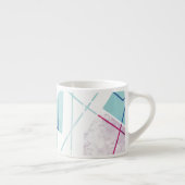 洗い出されたジオメトリパターン エスプレッソカップ (右)