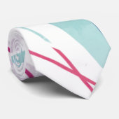 洗い出されたジオメトリパターン ネクタイ (ロール)