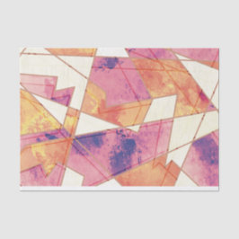 洗い出されたジオメトリパターン 薄葉紙