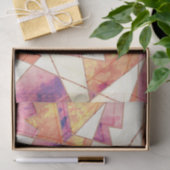 洗い出されたジオメトリパターン 薄葉紙 (ギフト)