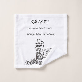 洗い布を治すスマイル ウォッシュタオル