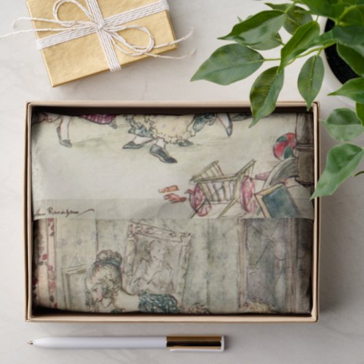 洗い流され、荒々しいグループクリスマスキャロル 薄葉紙 (ギフト)