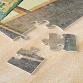 洗い浴槽ランドロマットヴィンテージ符号のサイズ超過 ジグソーパズル (側面)