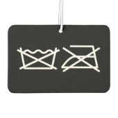 洗うな!アイロンをかけるな!空気清浄機 カーエアーフレッシュナー (裏面)