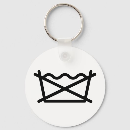 洗うな！ キーホルダー (正面)