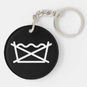 洗うな！ キーホルダー (裏面)