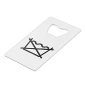 洗うな！ クレジットカード栓抜き (裏面アングル)