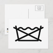 洗うな！ ポストカード (正面/裏面)