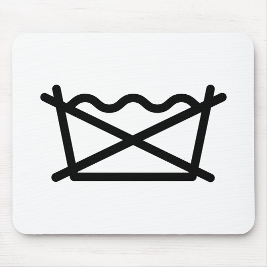 洗うな! マウスパッド (正面)