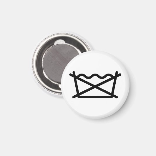 洗うな！ マグネット (正面/裏面)