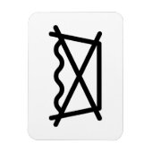 洗うな！ マグネット (縦)