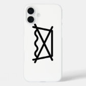 洗うな！ Case-Mate iPhoneケース (裏面)