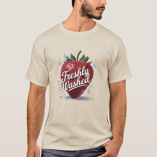 洗ったばかりの Tシャツ (正面)