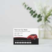 洗クール車デザイン 名刺 (スタンド正面)
