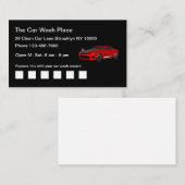 洗クール車自動車 名刺 (正面/裏面)