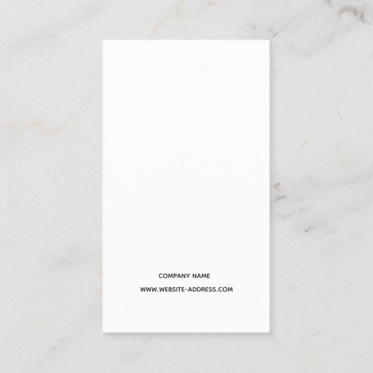 洗シンプルい説明書 名刺 (裏面)