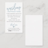 洗モダンい説明書名刺 名刺 (正面/裏面)