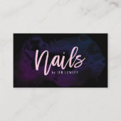 洗モダン浄ネイルサロンアポイントメント 名刺 (正面)